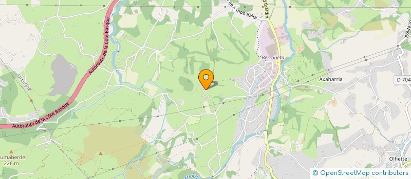 localisation de l'entreprise ACCORDS64  URRUGNE