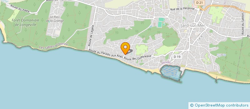 localisation de l'entreprise ACCORIM à JARD-SUR-MER