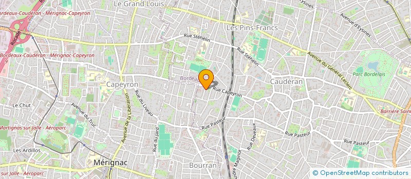 localisation de l'entreprise ACCORPS  BORDEAUX