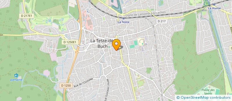localisation de l'entreprise ACCORPSTUDIO à LA TESTE-DE-BUCH