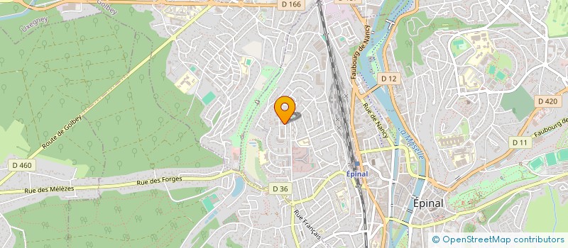 localisation de l'entreprise ACCORSI JONATHAN  EPINAL