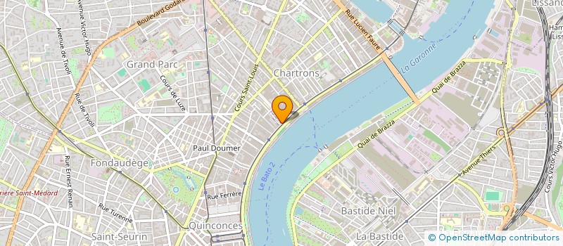 localisation de l'entreprise ACCOS  BORDEAUX