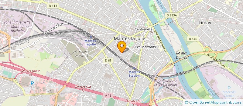 localisation de l'entreprise ACCOULES à MANTES-LA-JOLIE