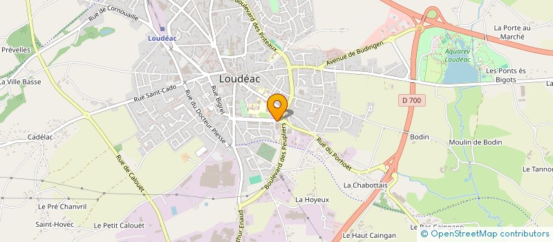 localisation de l'entreprise ACCOUNT REVISION LOUDEAC à LOUDEAC