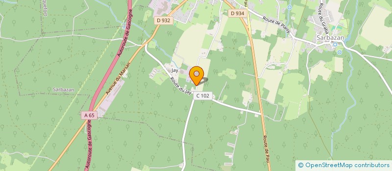 localisation de l'entreprise ACCOUVAGE LANDAIS à SARBAZAN