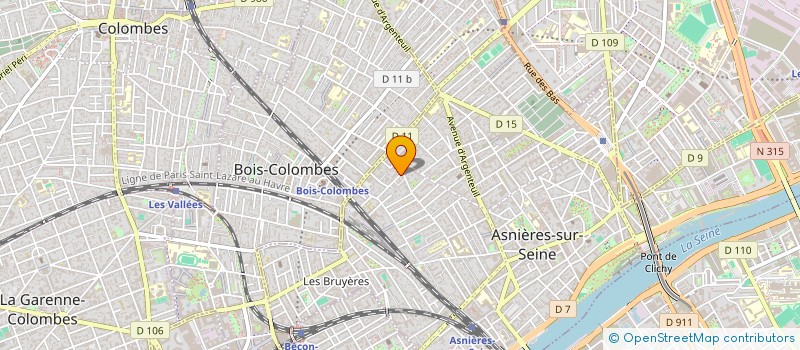 localisation de l'entreprise ACCOVAL à ASNIERES-SUR-SEINE