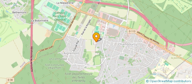 localisation de l'entreprise ACCRA  CHAMBOURCY