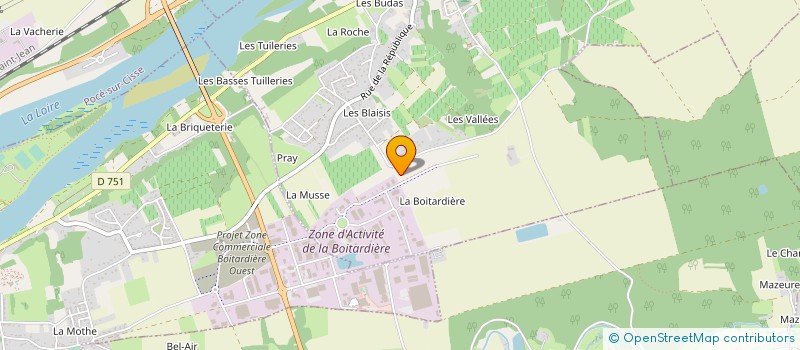 localisation de l'entreprise ACCRELEC à CHARGE