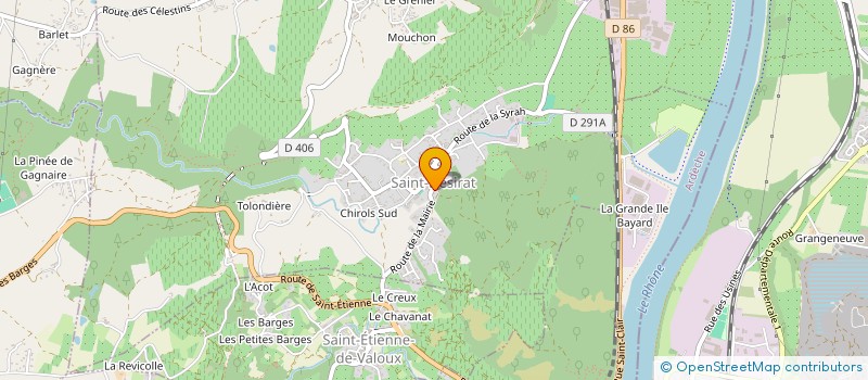 localisation de l'entreprise ACCRO D'AILE  SAINT-DESIRAT