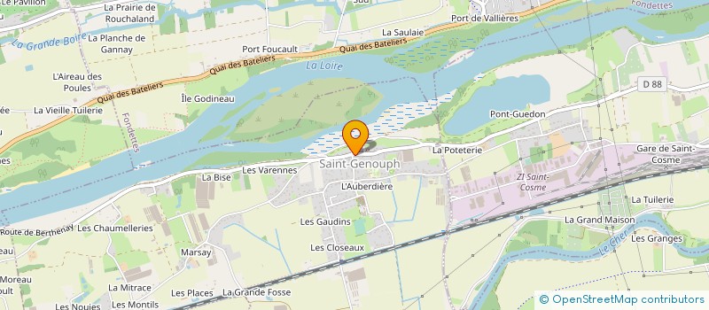 localisation de l'entreprise ACCRO DU VOLANT  SAINT-GENOUPH