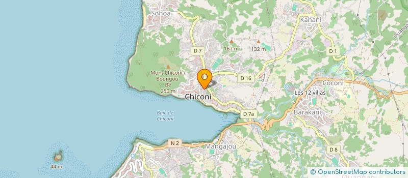 localisation de l'entreprise ACCRO PEDALO à CHICONI