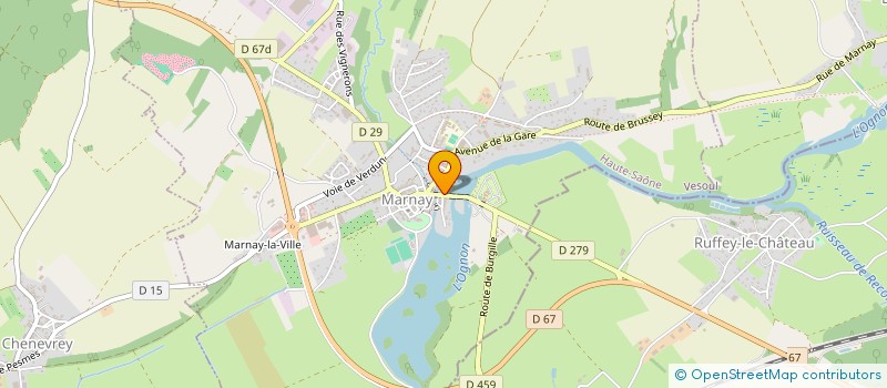 localisation de l'entreprise ACCRO RIGGING SOLUTION  MARNAY