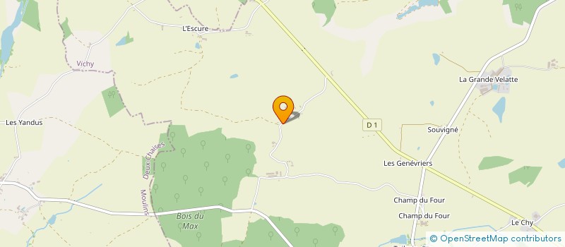 localisation de l'entreprise ACCRO SIOULE SARL à LE THEIL