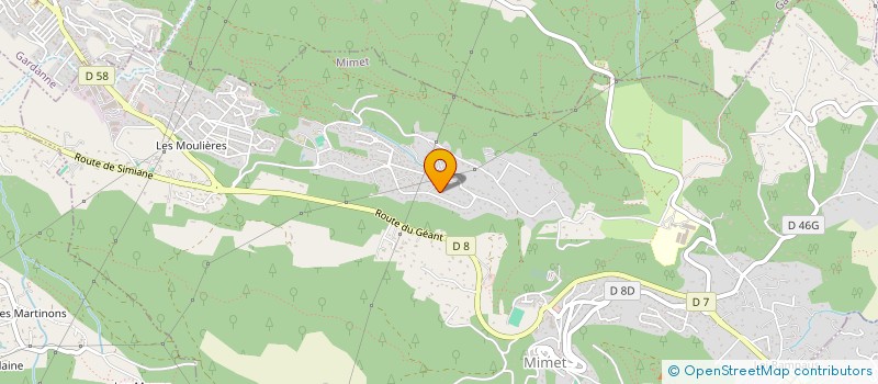 localisation de l'entreprise ACCRO TP  MIMET