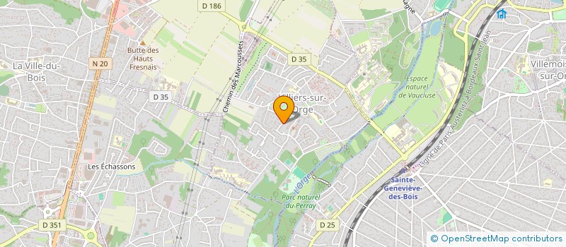 localisation de l'entreprise ACCROBARRE  VILLIERS-SUR-ORGE