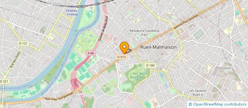 localisation de l'entreprise ACCROCAMP à RUEIL-MALMAISON