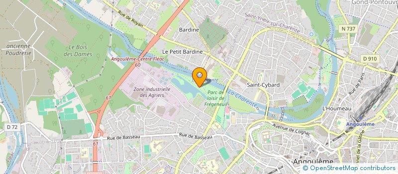 localisation de l'entreprise ACCROCAMP ANGOULEME à ANGOULEME
