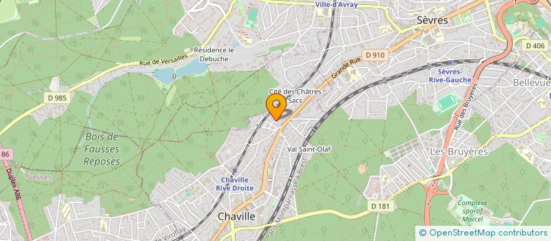 localisation de l'entreprise ACCROCAMP CHAVILLE à CHAVILLE