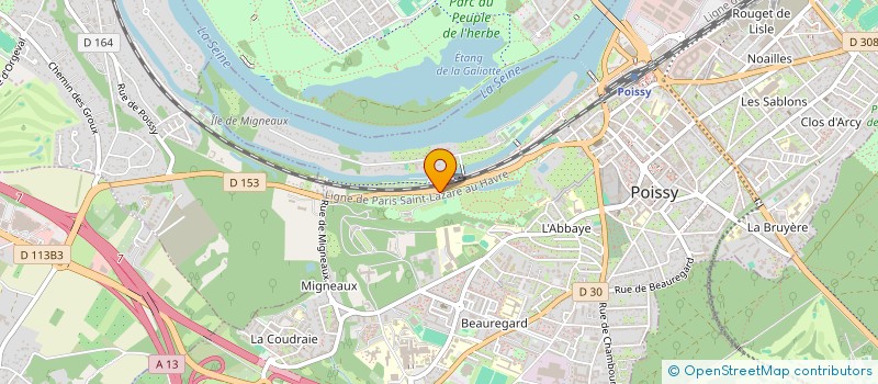 localisation de l'entreprise ACCROCAMP POISSY  POISSY