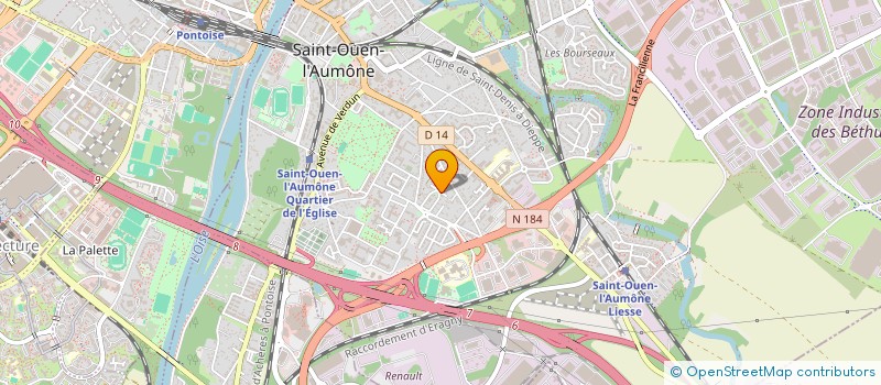 localisation de l'entreprise ACCROCH' à SAINT-OUEN-L'AUMONE