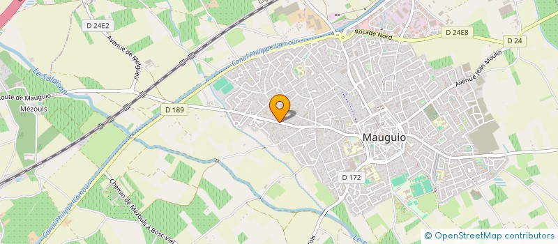 localisation de l'entreprise ACCROCH'ADOS 34  MAUGUIO