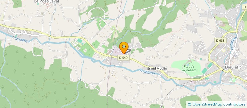 localisation de l'entreprise ACCROCHE FIL  DIEULEFIT