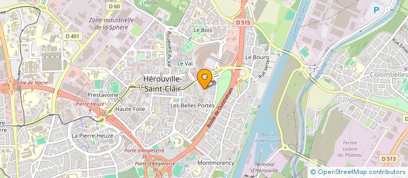 localisation de l'entreprise ACCROCHEZ NOUS A LA VIE à HEROUVILLE SAINT CLAIR