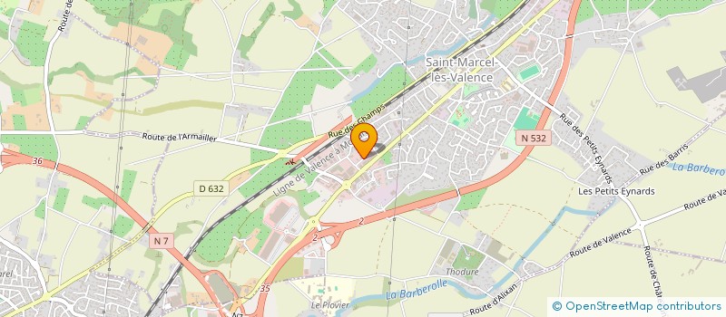 localisation de l'entreprise ACCRODUR à MONTELIER