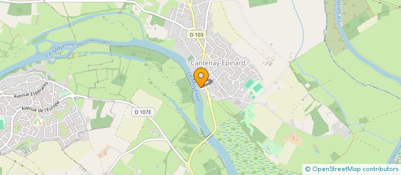 localisation de l'entreprise ACCROPLANT  CANTENAY-EPINARD