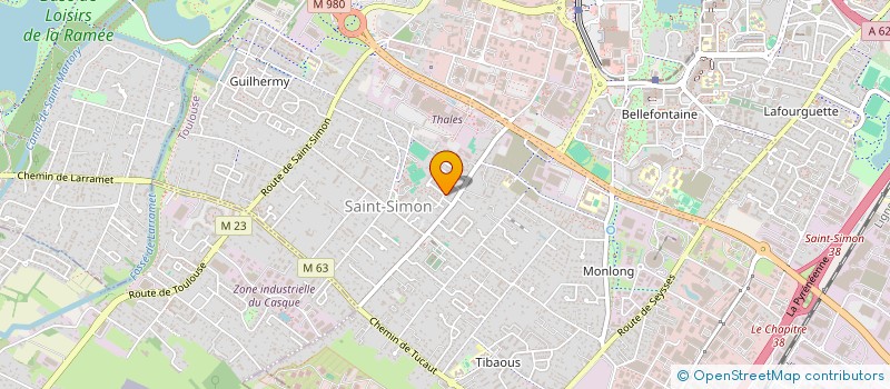 localisation de l'entreprise ACCROS D ACROS ! à TOULOUSE