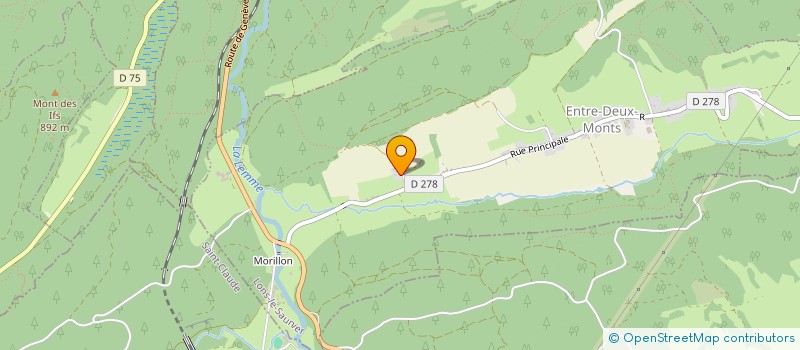 localisation de l'entreprise ACCROS DES CIMES  ENTRE-DEUX-MONTS