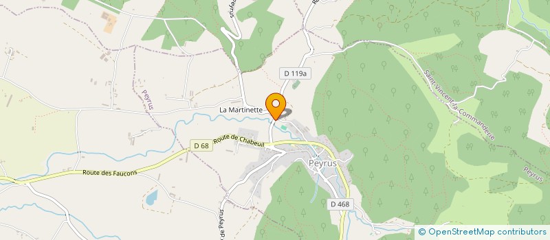 localisation de l'entreprise ACCROSUD  BAUME-CORNILLANE (LA)