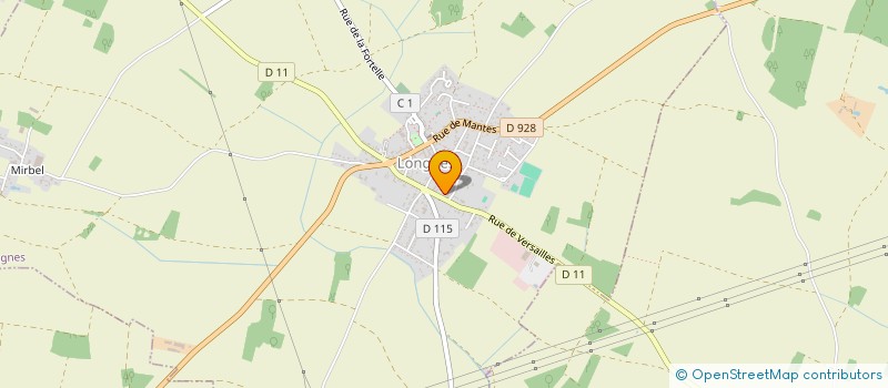 localisation de l'entreprise ACCS à LONGNES