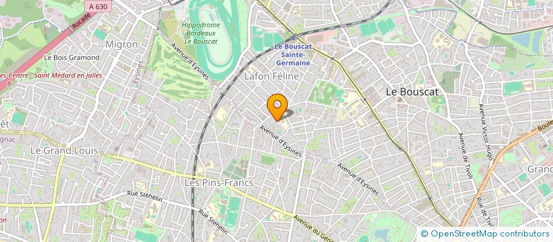 localisation de l'entreprise ACCSI à LE BOUSCAT