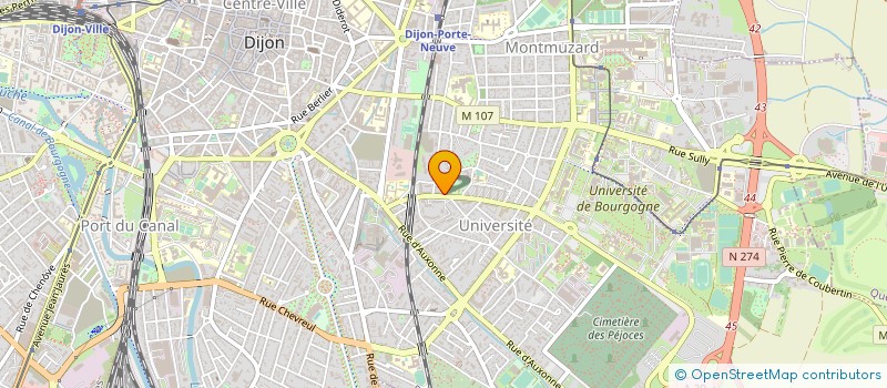 localisation de l'entreprise ACCT à DIJON
