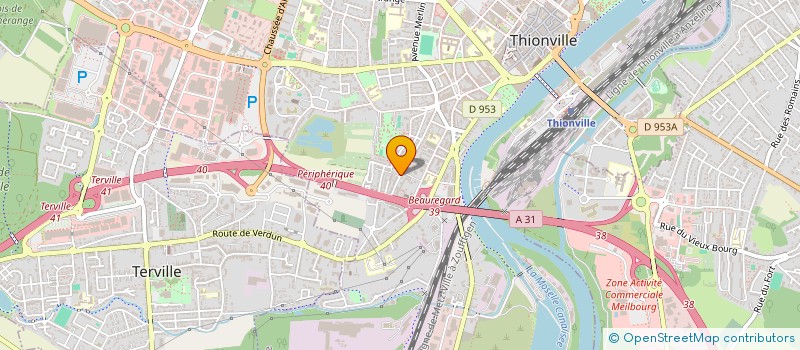 localisation de l'entreprise ACCTES à THIONVILLE