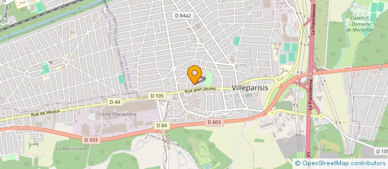 localisation de l'entreprise ACCTRANS à VILLEPARISIS