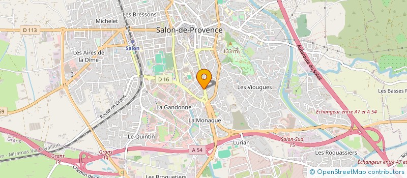 localisation de l'entreprise ACCU PROVENCE BATTERIES à SALON-DE-PROVENCE