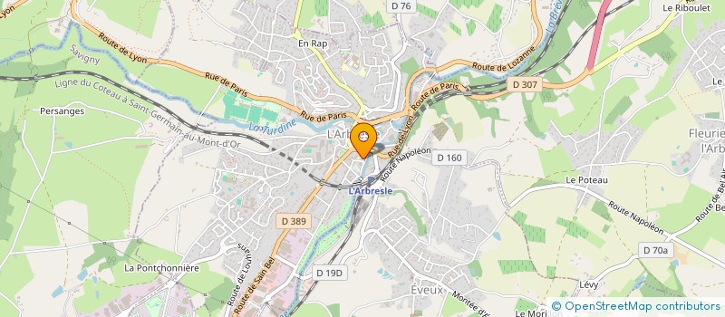 localisation de l'entreprise ACCUEIL AMITIES ARBRESLOIS  L'ARBRESLE