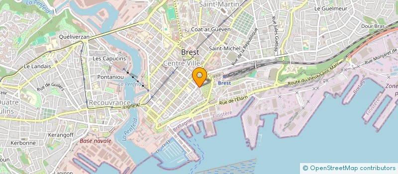 localisation de l'entreprise ACCUEIL-ANIMATION à BREST