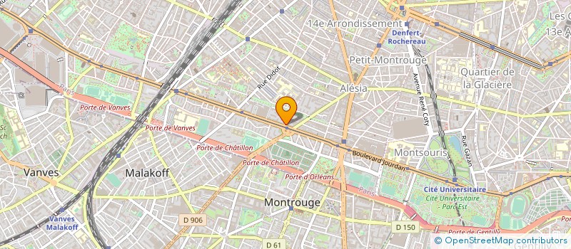 localisation de l'entreprise ACCUEIL ART TRANSPORT FUNERAIRE à PARIS