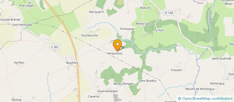 localisation de l'entreprise ACCUEIL AU DOMAINE DES CHIMERES  LE SAINT