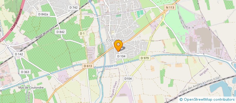 localisation de l'entreprise ACCUEIL AUX ENFANTS DU MONDE  CODOGNAN