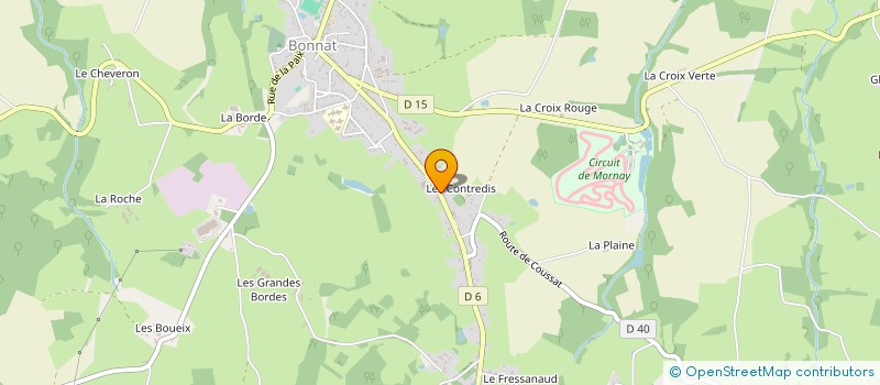 localisation de l'entreprise ACCUEIL BATY TAXI  GUERET