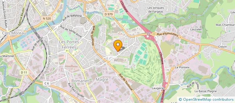 localisation de l'entreprise ACCUEIL BIENVEILLANT ET SOLIDAIRE EN HAUTE-VIENNE à LIMOGES
