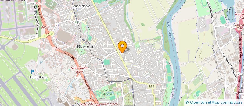 localisation de l'entreprise ACCUEIL BLAGNAC TAXI à BLAGNAC