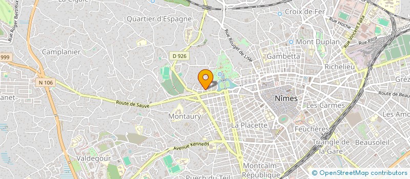 localisation de l'entreprise ACCUEIL CEVENOL LE VIGAN à NIMES