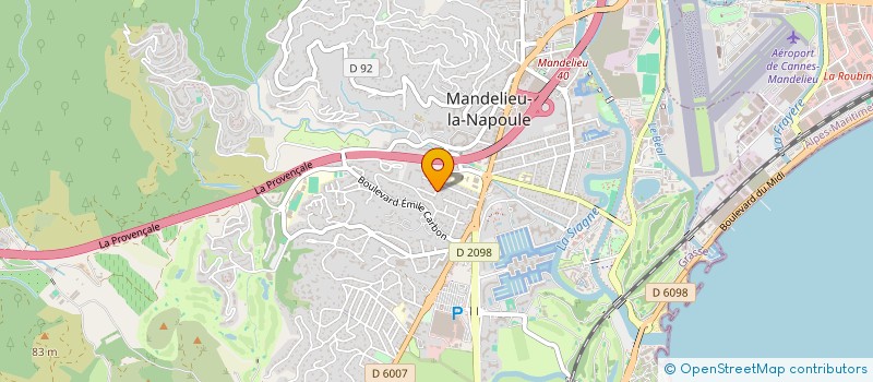 localisation de l'entreprise ACCUEIL CHATS SERVICES  MANDELIEU-LA-NAPOULE