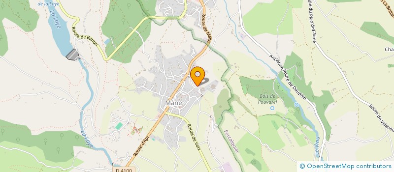 localisation de l'entreprise ACCUEIL DE HAUTE PROVENCE à MANE