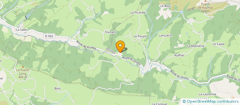 localisation de l'entreprise ACCUEIL DE JOUR ADMR LES MYOSOTIS à CONQUES-EN-ROUERGUE